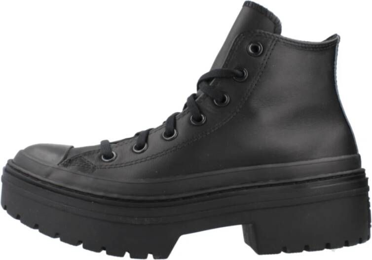 Converse Gespen Hak Veterschoenen Black Dames