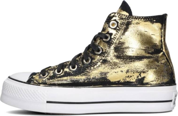 Converse Gouden hoge trendy sneakers Yellow Dames