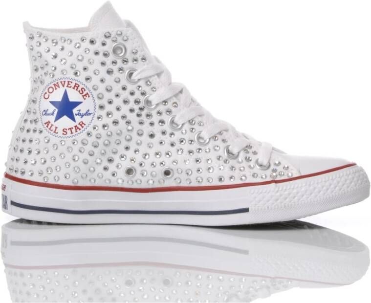 Converse Handgemaakte Witte Sneakers voor Vrouwen Multicolor Dames