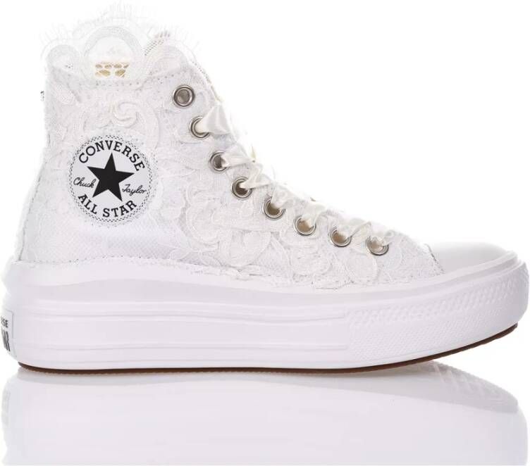 Converse Handgemaakte Witte Sneakers voor Vrouwen White Dames