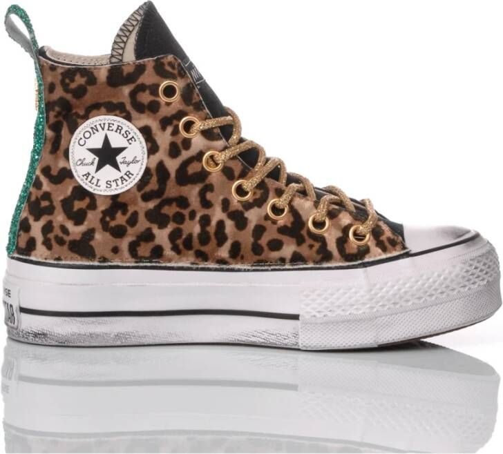 Converse Handgemaakte Zwarte Sneakers Multicolor Dames