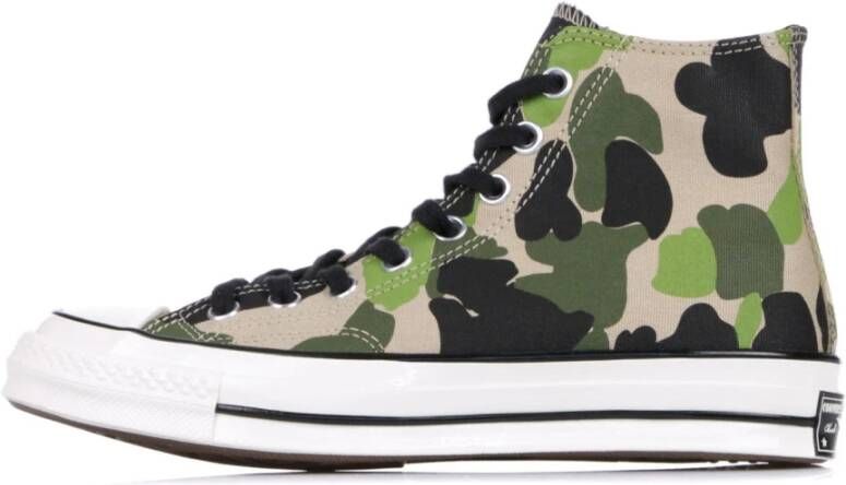 Converse Hoge Top Gember Groene Schoenen Multicolor Heren