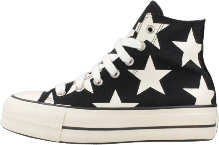 Converse Hoge Top Mode Sneakers Black Dames