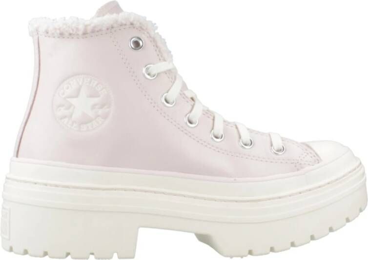 Converse Hoge Top Sneakers met Profielzool Pink Dames