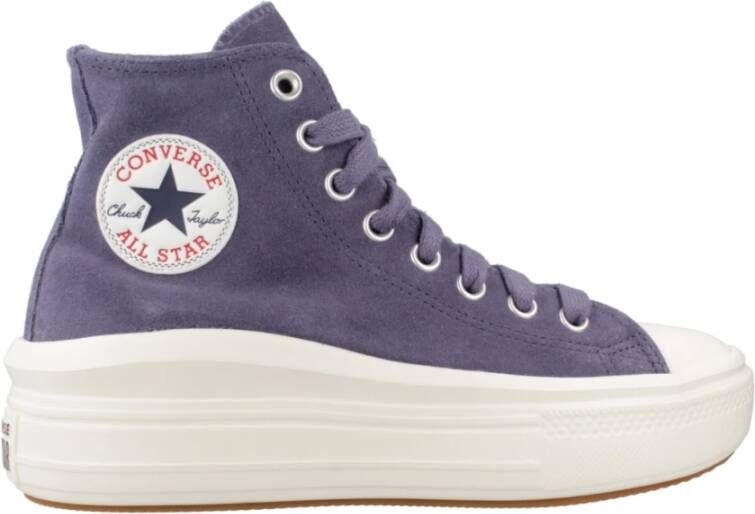 Converse Hoge Top Sneakers Move Stijl Purple Dames