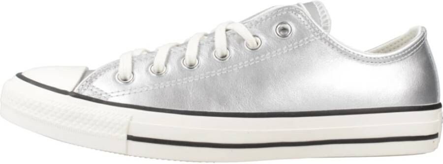 Converse Klassieke Lage Top Sneakers Gray Dames