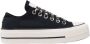 Converse Zwarte Chuck Taylor All Star Lift Ox Lage Sneakers - Thumbnail 4