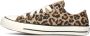 Converse Luipaardprint Lage Top Sneakers Black Dames - Thumbnail 1