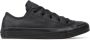 Converse Monochrome Tutta Nera Lage Sneakers Zwart Unisex - Thumbnail 1