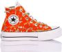 Converse Multicolor Platform Sneakers Vrouwen Handgemaakt Multicolor Dames - Thumbnail 1