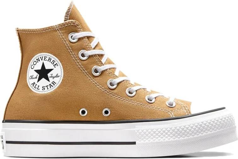 Converse Platform Canvas Sneakers Brown Dames