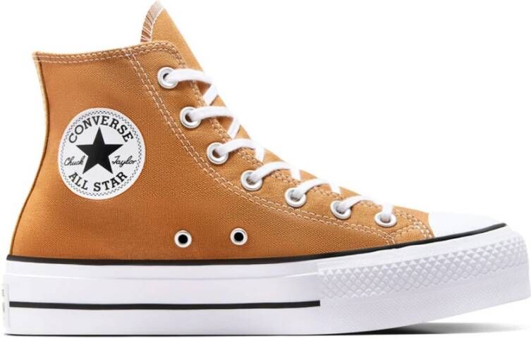 Converse Verhoogde Chuck Taylor All Star Sneakers Orange Dames