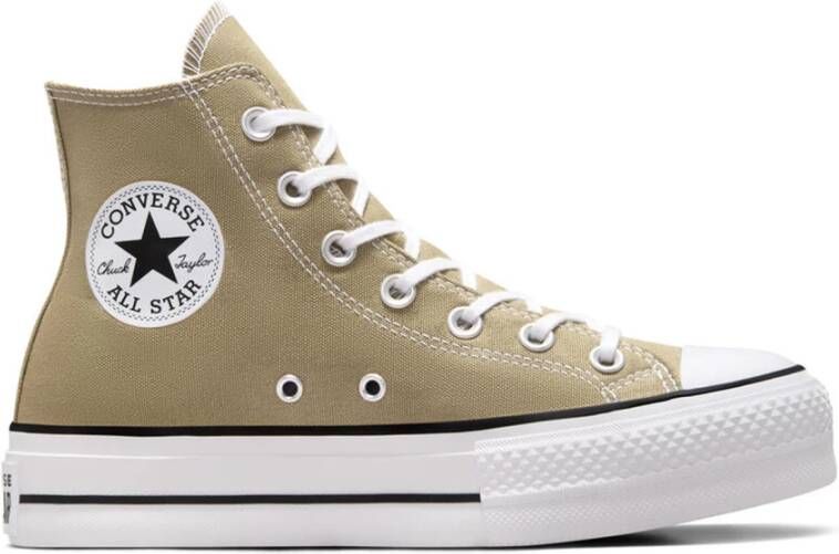 Converse Chuck Taylor All Star Lift Platform Sneakers Dames Groen