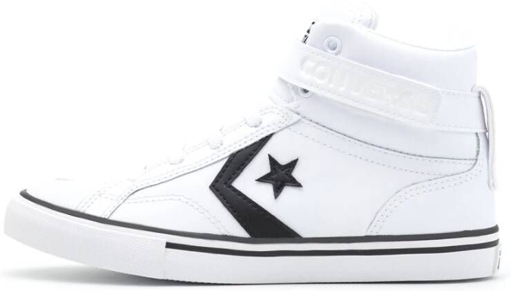 Converse Pro Blaze Strap Leren Sneaker White Dames