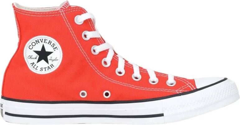 Converse Rode hoge canvas sneakers Red Heren