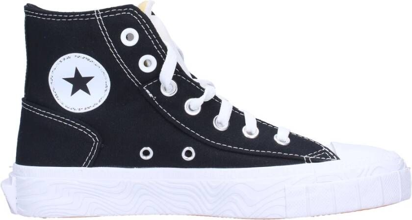 Converse Ruimtegeïnspireerde Canvas Sneaker Black Heren