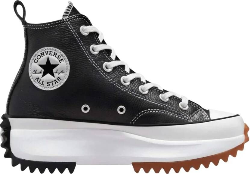 Converse Zwarte Run Star Hike Hi Sneakers Black Dames