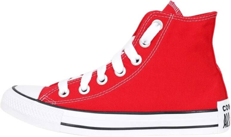 Converse Sketch Chuck Taylor High Top Sneakers Red Dames