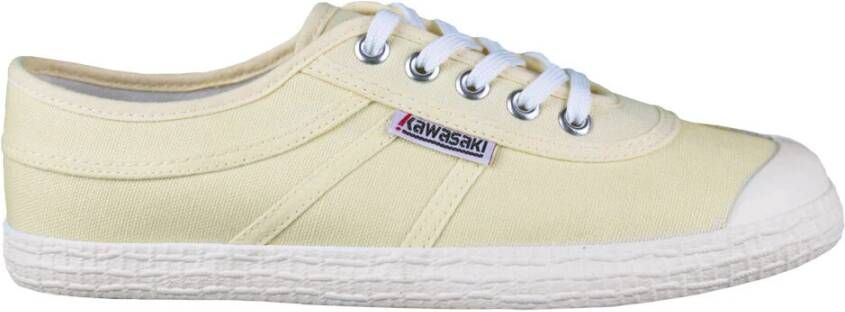 Kawasaki Originele Canvas Sneakers Beige Heren