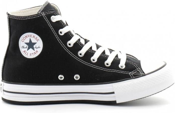 Converse Chuck Taylor All Star Eva Lift Canvas Platform (GS) in Zwart