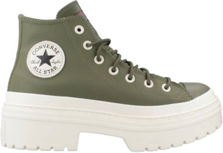 Converse Sneakers met geribbelde hak Green Dames