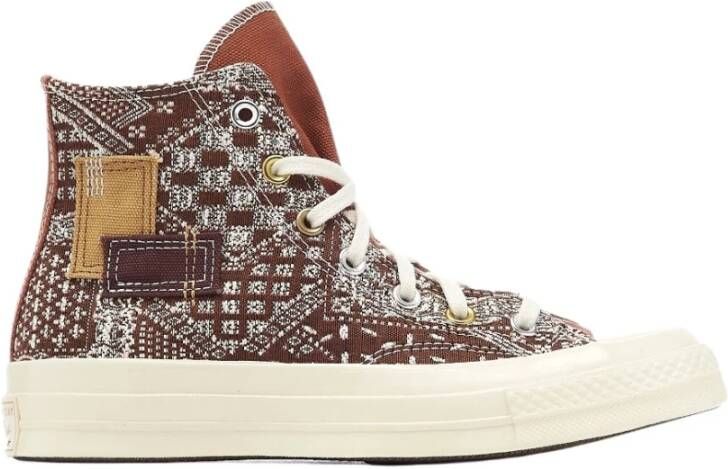 Converse Chuck 70 Patchwork Sneakers Brown Dames