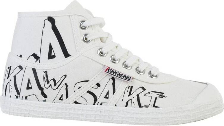 Kawasaki Graffiti Canvas Sneakers Multicolor Dames