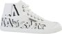 Kawasaki Sneakers Graffiti Canvas Boot K202415 1002 White - Thumbnail 1