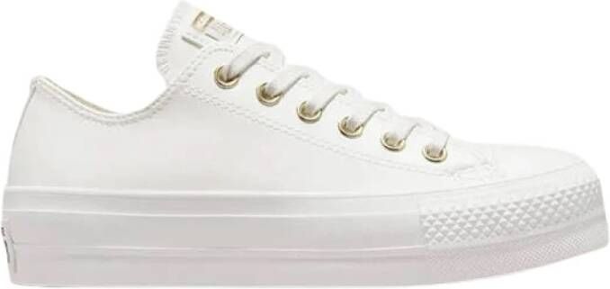 Converse Witte Platform Sneakers Trendy Casual Sporty White Dames