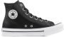 Converse Chuck Taylor All Star Eva Lift Leather in zwart formaten: 38.5 - Thumbnail 2