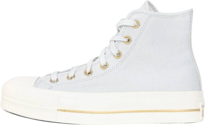 Converse Verhoogde Canvas Platform Sneakers Blue Dames