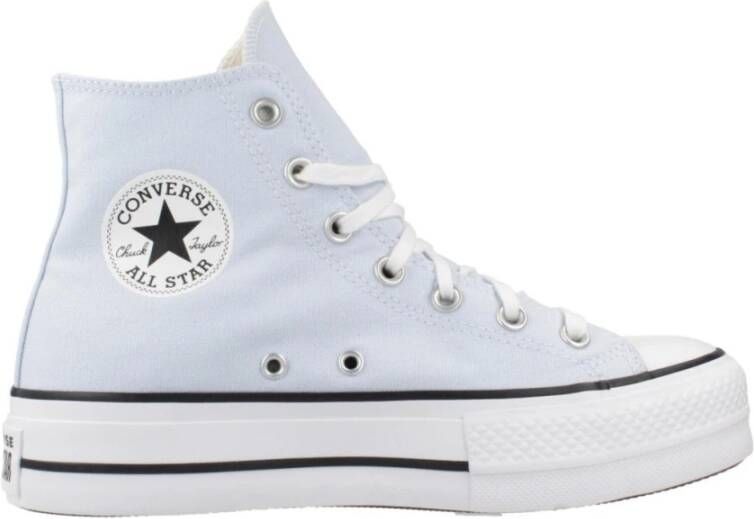 Converse Verhoogde Canvas Sneakers Blue Dames