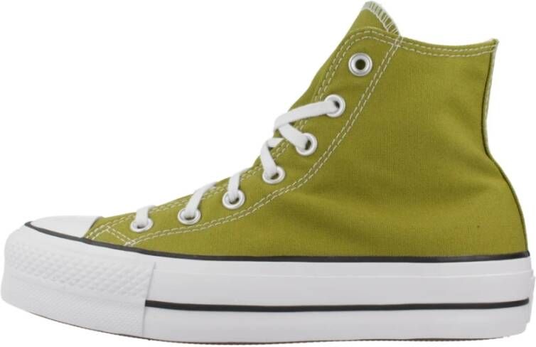 Converse All Star Lift High Platform Dames Green- Dames Green