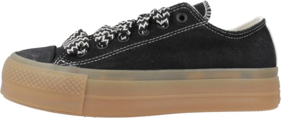 Converse Verhoogde Chuck Taylor Sneakers Black Dames