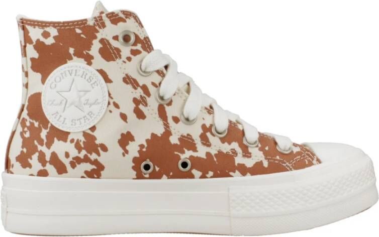 Converse Verhoogde High Top Sneakers Multicolor Dames