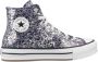 Converse Verhoogde Nacht High Top Sneakers Blue Dames - Thumbnail 2