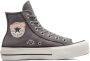 Converse Verhoogde Platform Sneaker Gray Dames - Thumbnail 1