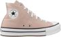 Converse Verhoogde Stoffige High-Top Sneakers Pink - Thumbnail 2