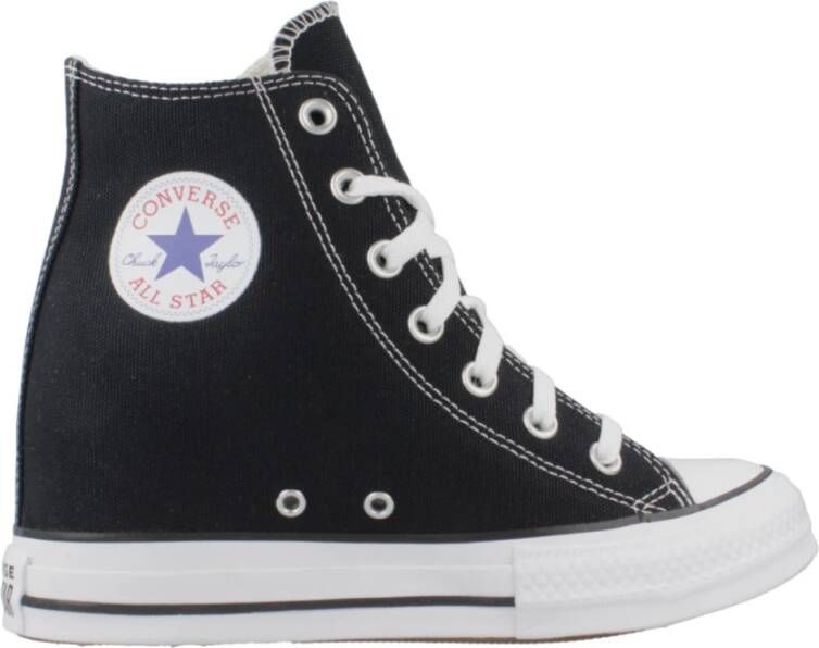 Converse Wig Hoge Top Sneakers Black Dames