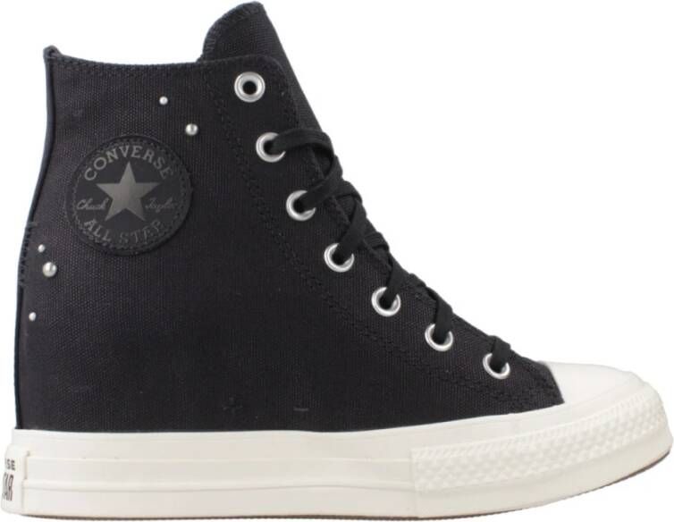 Converse Wig Hoge Top Sneakers Black Dames