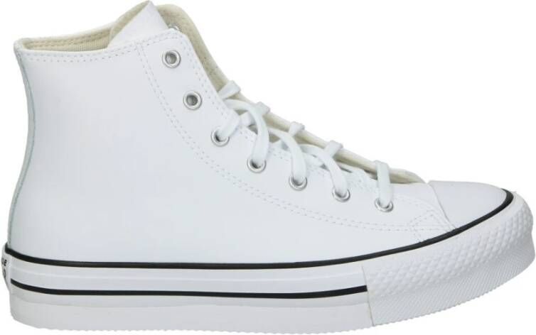 Converse Witte Leren Casual Sneakers voor Vrouwen Wit Dames