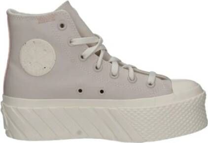 Converse Witte Sportieve Lift Ox Sneakers Beige Dames