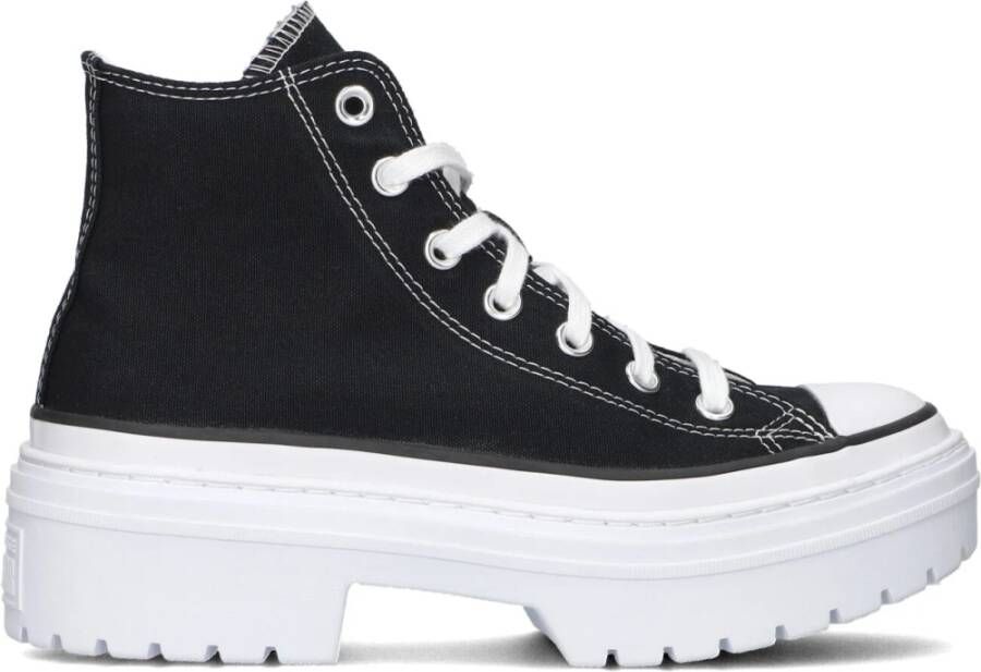 Converse Zwarte hoge sneakers met profielzool Black Dames