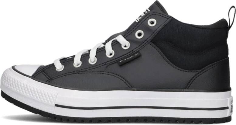 Converse Zwarte Hoge Straatsneakers Black Heren