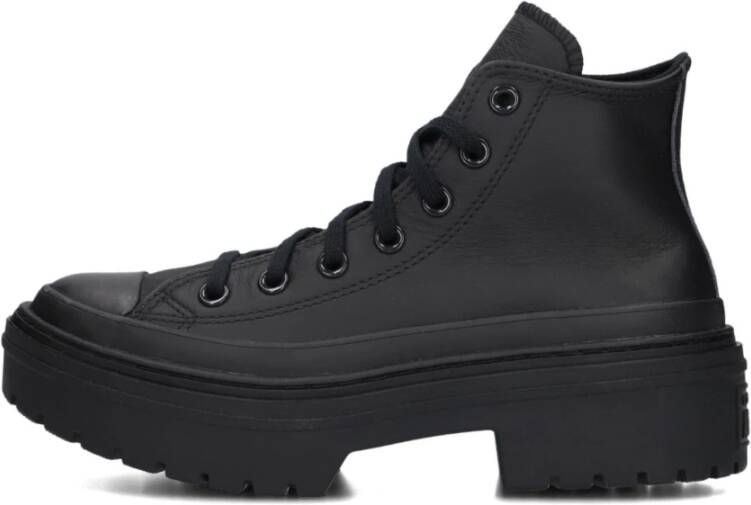 Converse Zwarte Hoge Top Lugged Hiel Sneakers Black Dames