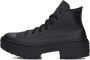 Converse Zwarte Hoge Top Lugged Hiel Sneakers Black Dames - Thumbnail 4