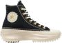 Converse Hoge Platform Sneakers Met Stiksels Black Dames - Thumbnail 9