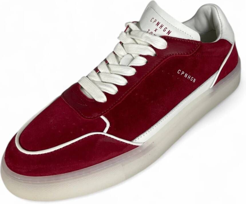 Copenhagen Shoes Leren Mix Stijlvolle Schoenen Red Dames