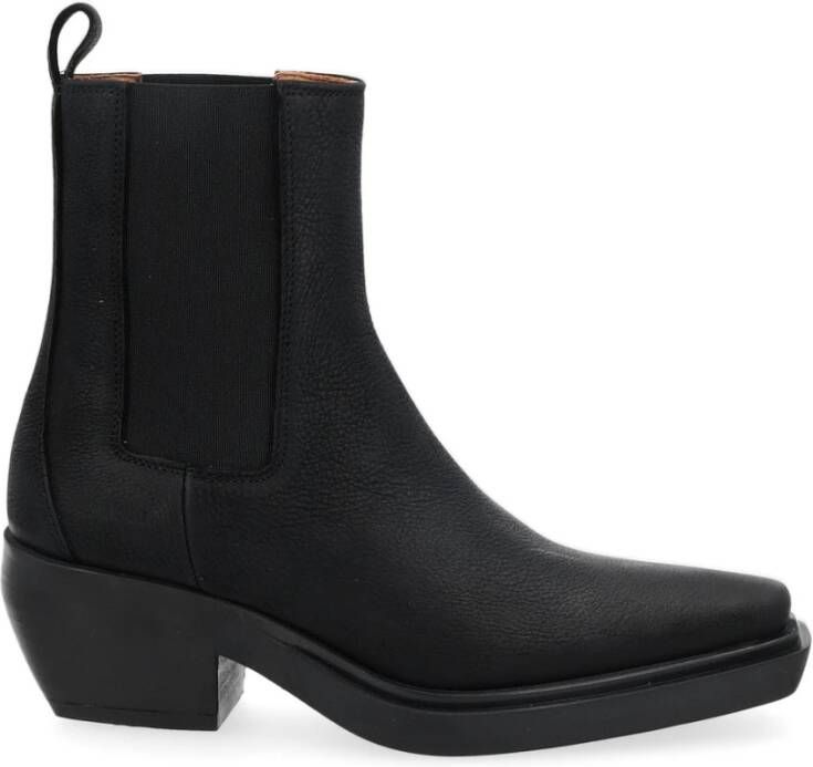 Copenhagen Shoes Nabuc Zwarte Laars Black Dames