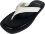 Copenhagen Shoes Nappa Leren Sandalen Zwart Wit White Dames - Thumbnail 1